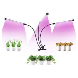 LED lampička s klipem pro pěstování rostlin
