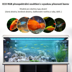 Nastavitelné akvarijni LED osvětlení 30W, 60cm